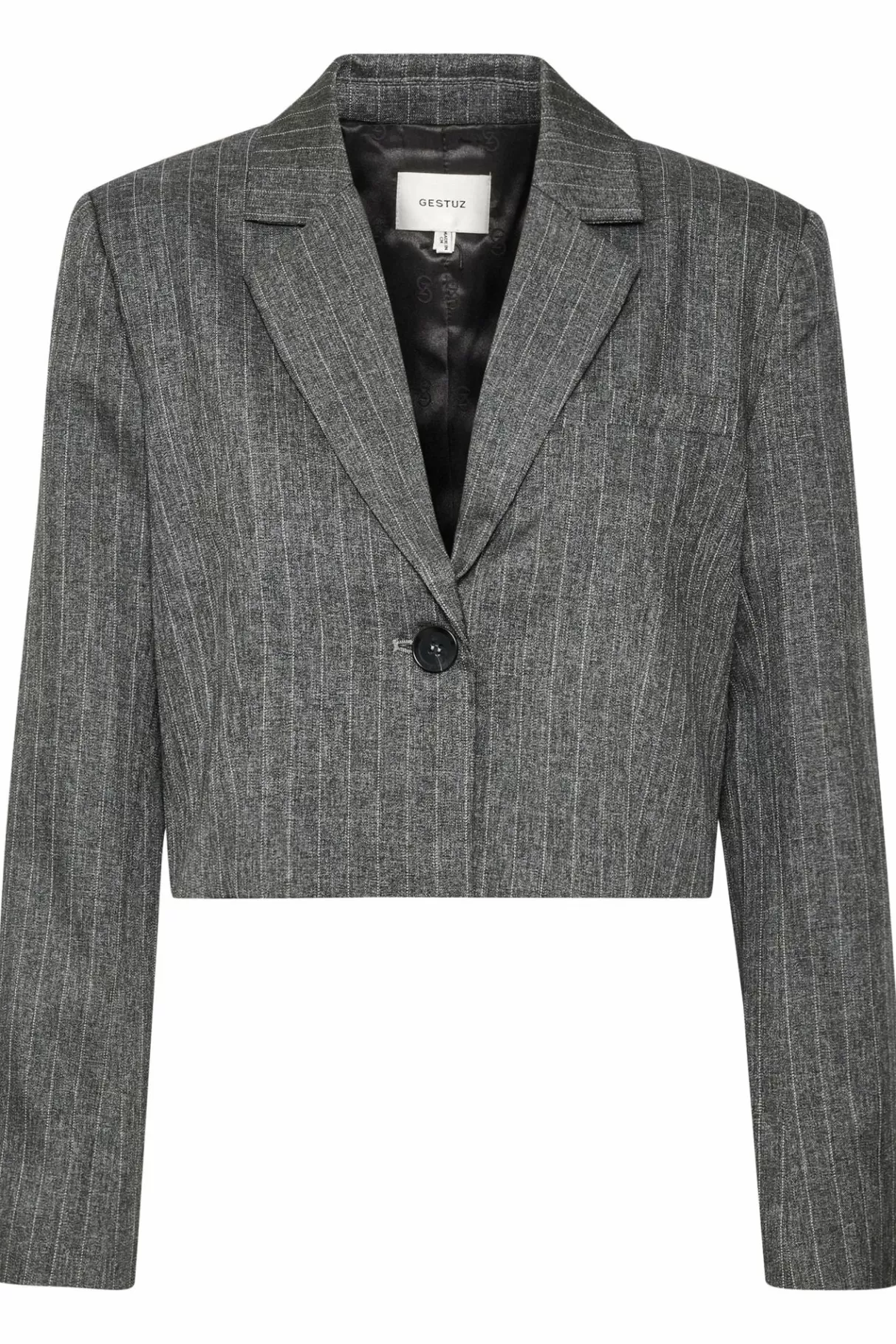 Cheap Gestuz Alinagz Blazer Dark Grey Pinstripe