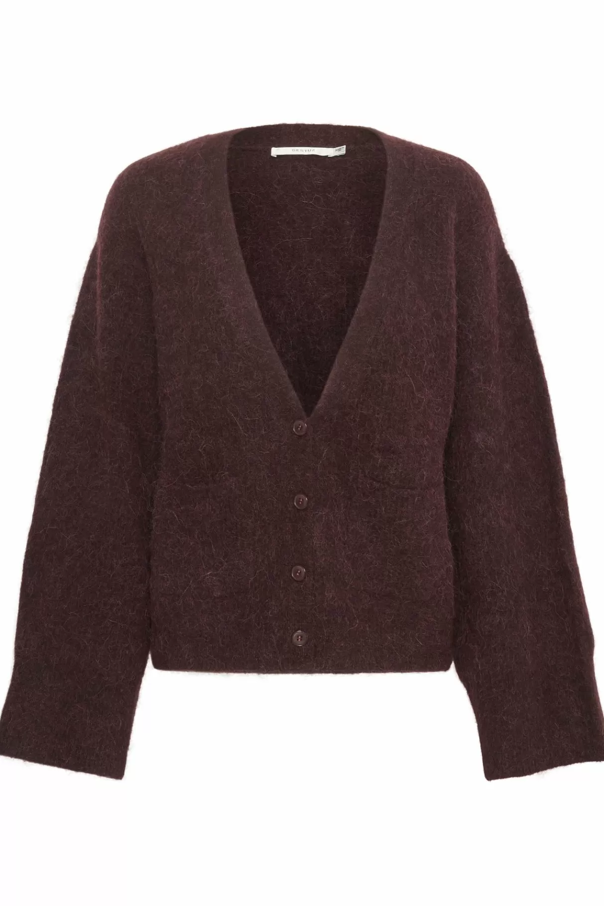 Best Sale Gestuz Alphagz Cardigan Plum Melange