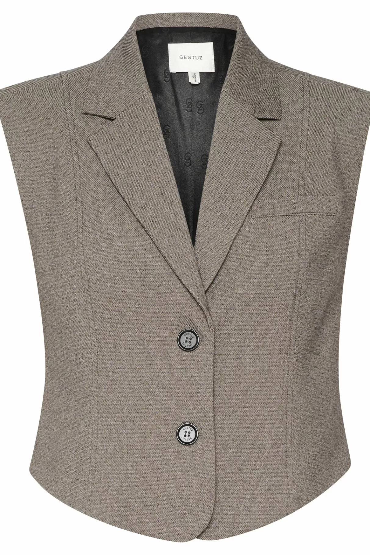 Cheap Gestuz Anciegz Vest Grey Structure