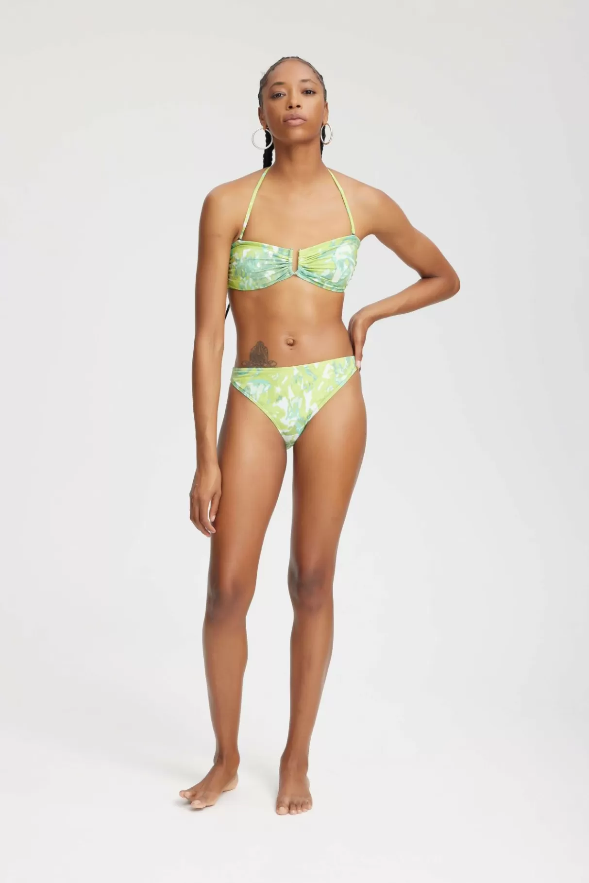 Cheap Gestuz Canagz Bikini Top Green Splash