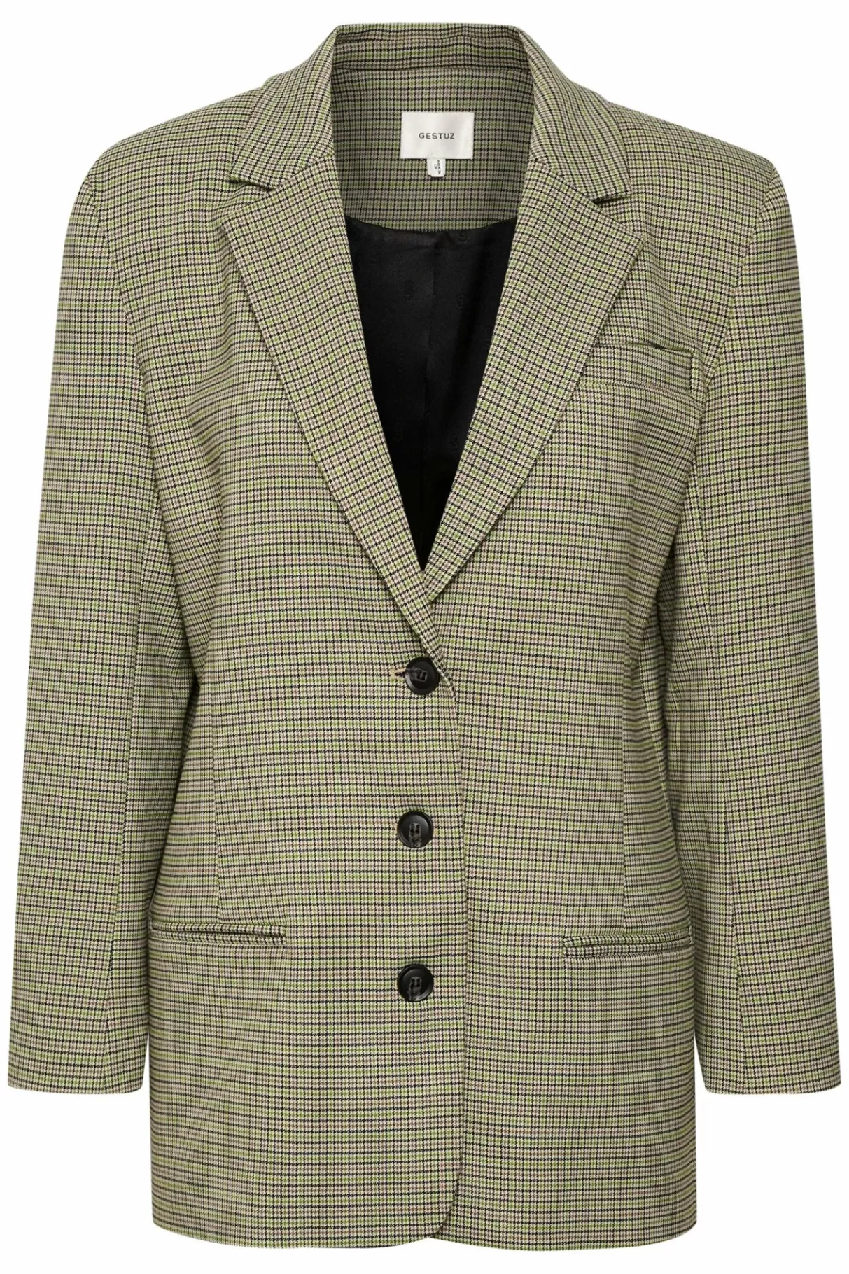 Best Sale Gestuz Cinnagz Blazer Minced Herb Check