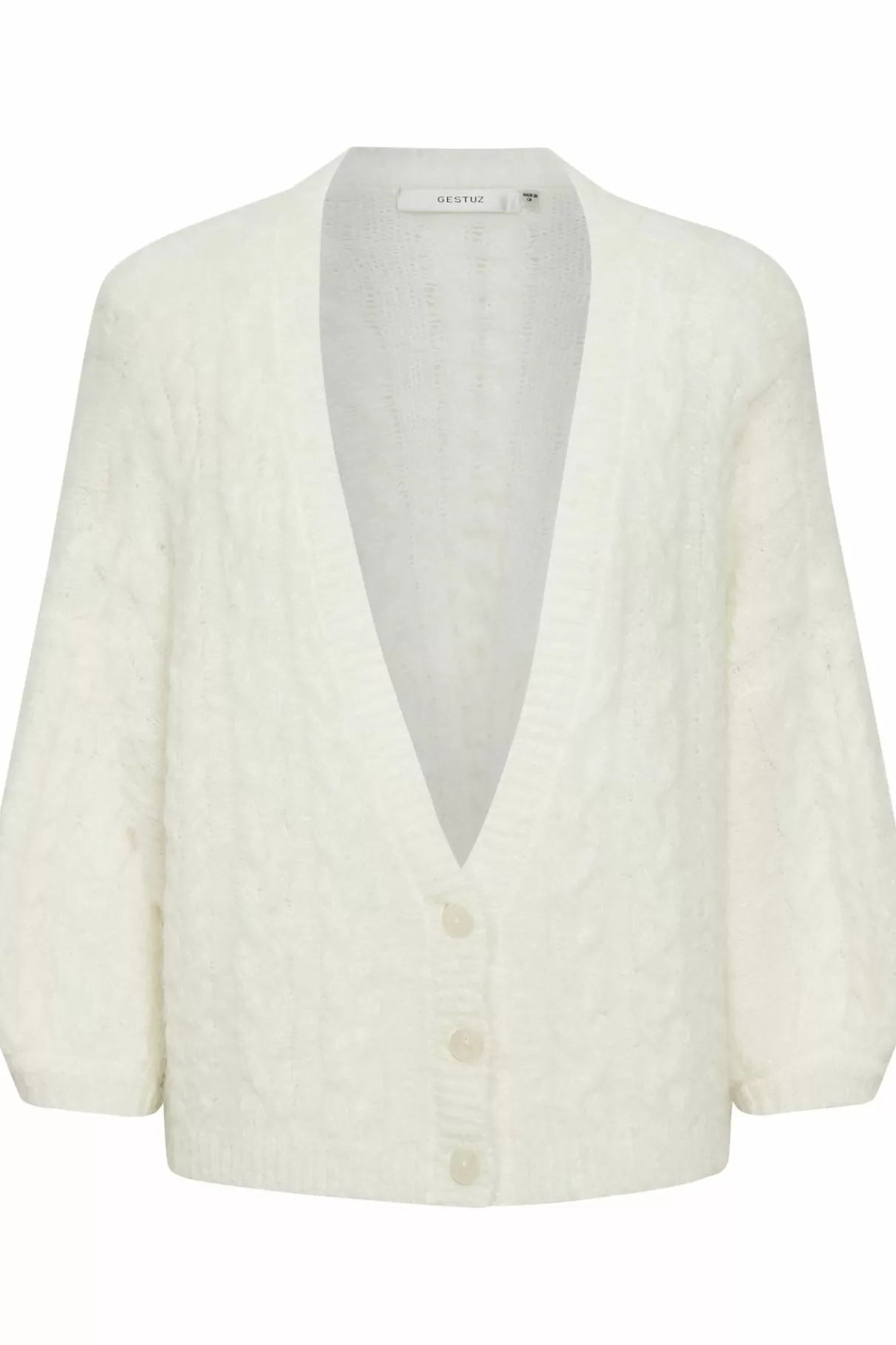 Outlet Gestuz Doagz Strikcardigan Off White