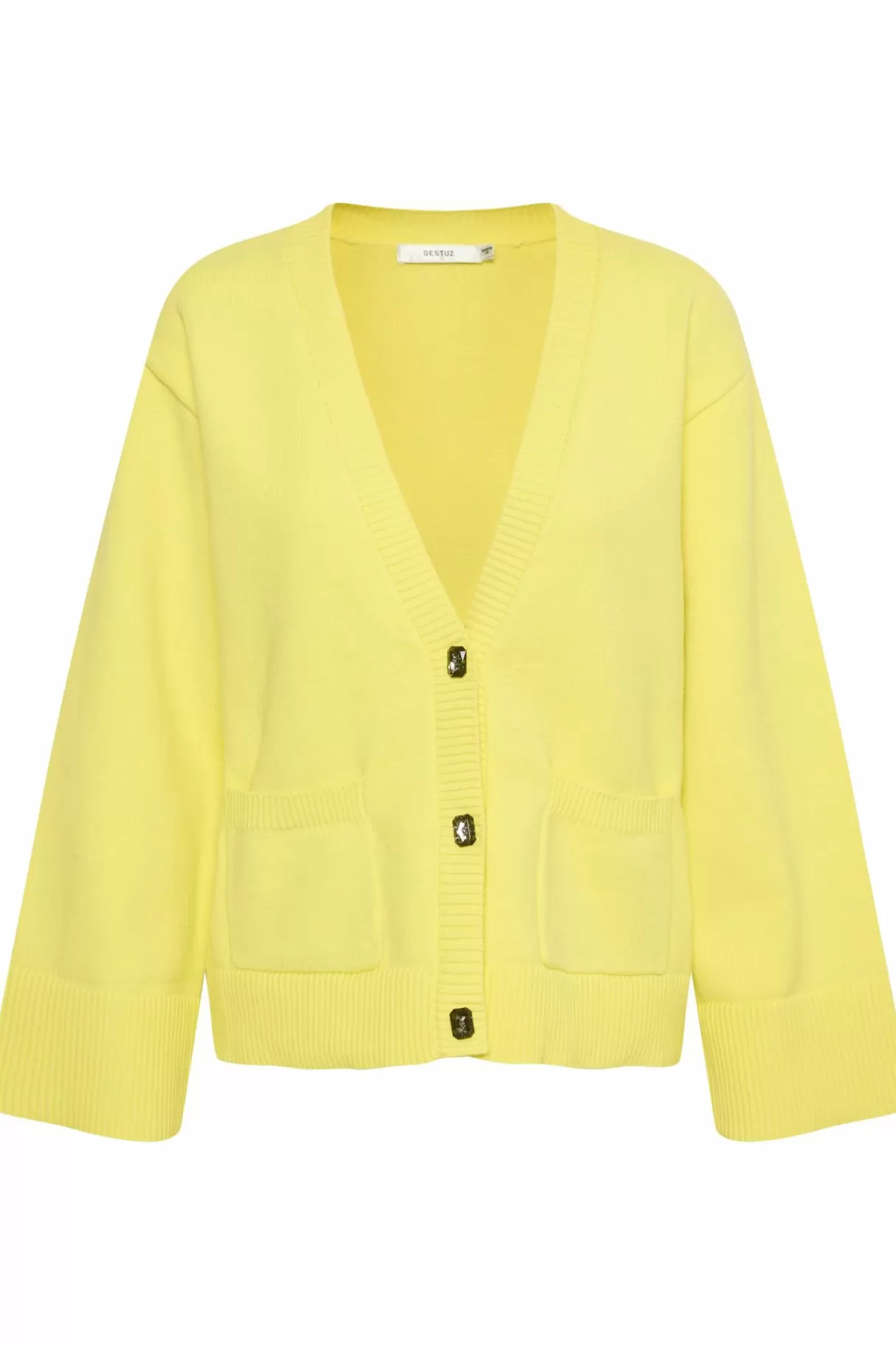 Fashion Gestuz Emblagz Cardigan Sunny Lime