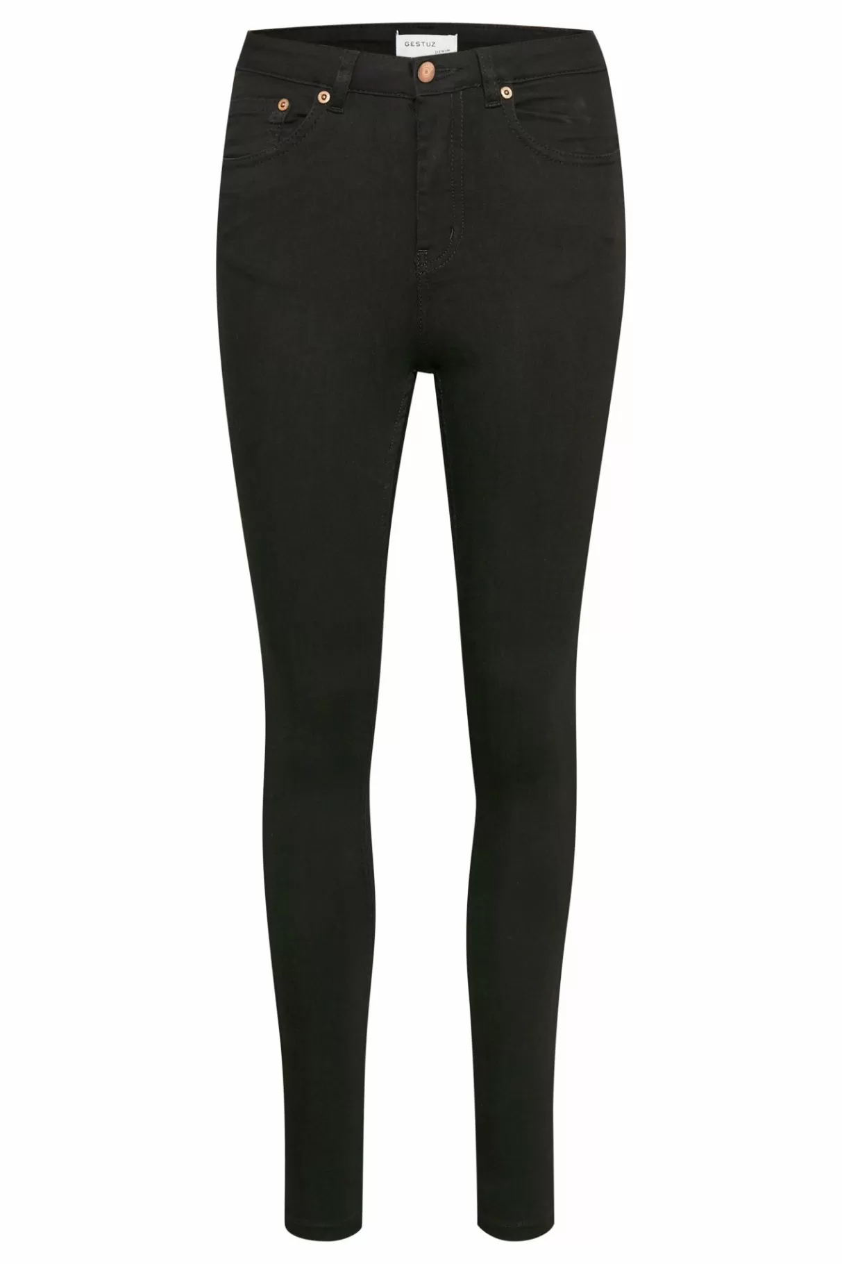 New Gestuz Emilygz Hw Skinny Jeans Black