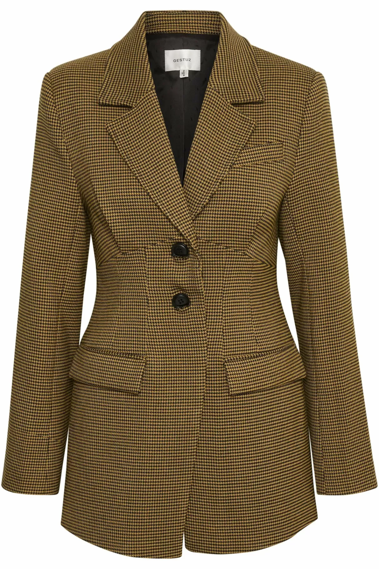 Hot Gestuz Frayagz Blazer Amber Green Check