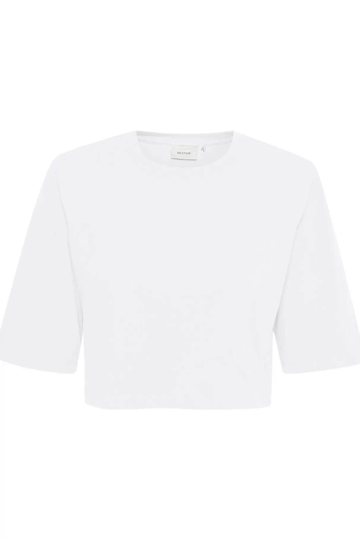 New Gestuz Jorygz Cropped T-Shirt Bright White