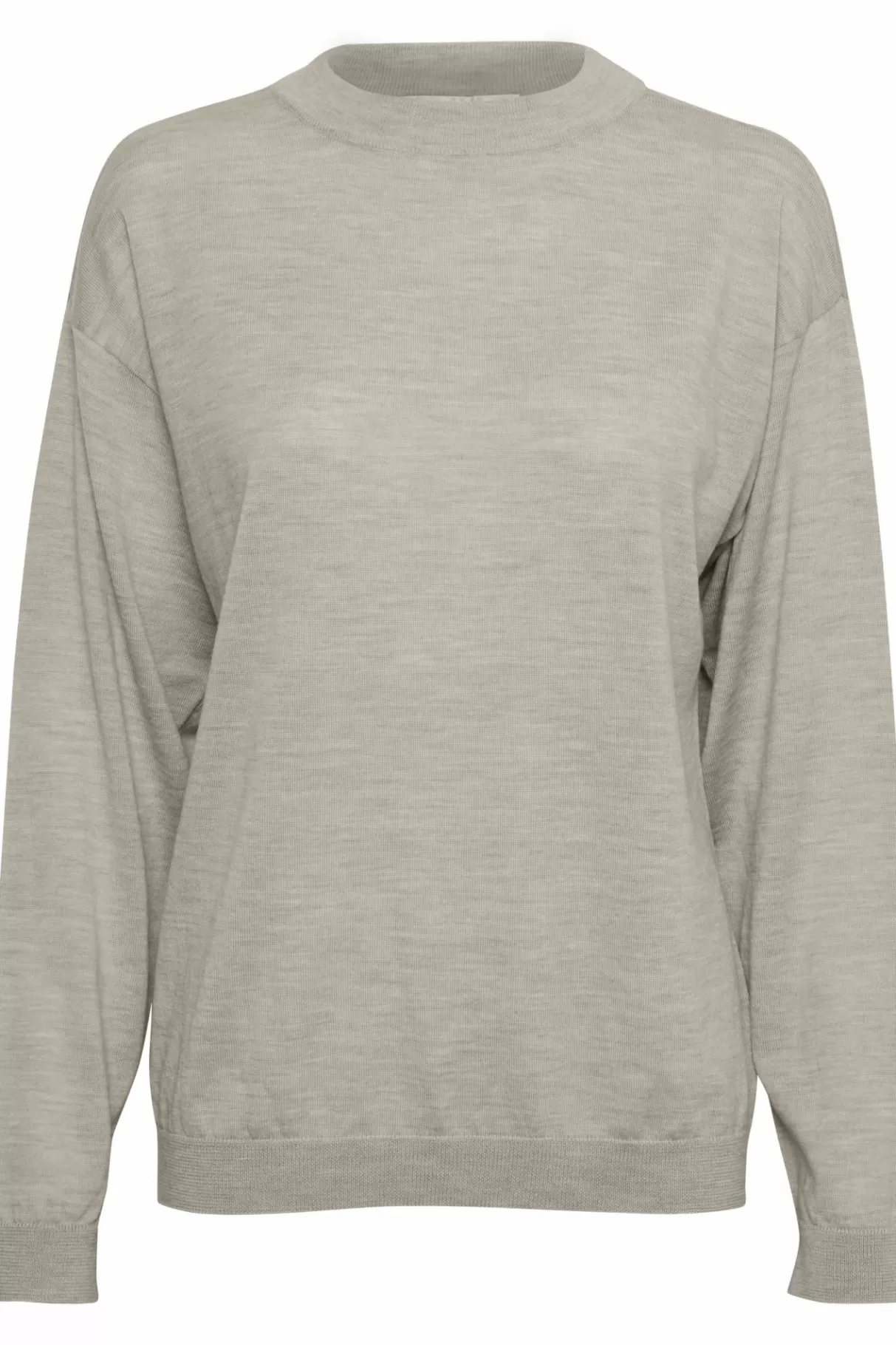 Best Gestuz Merinagz Strikpullover L.Grey Melange