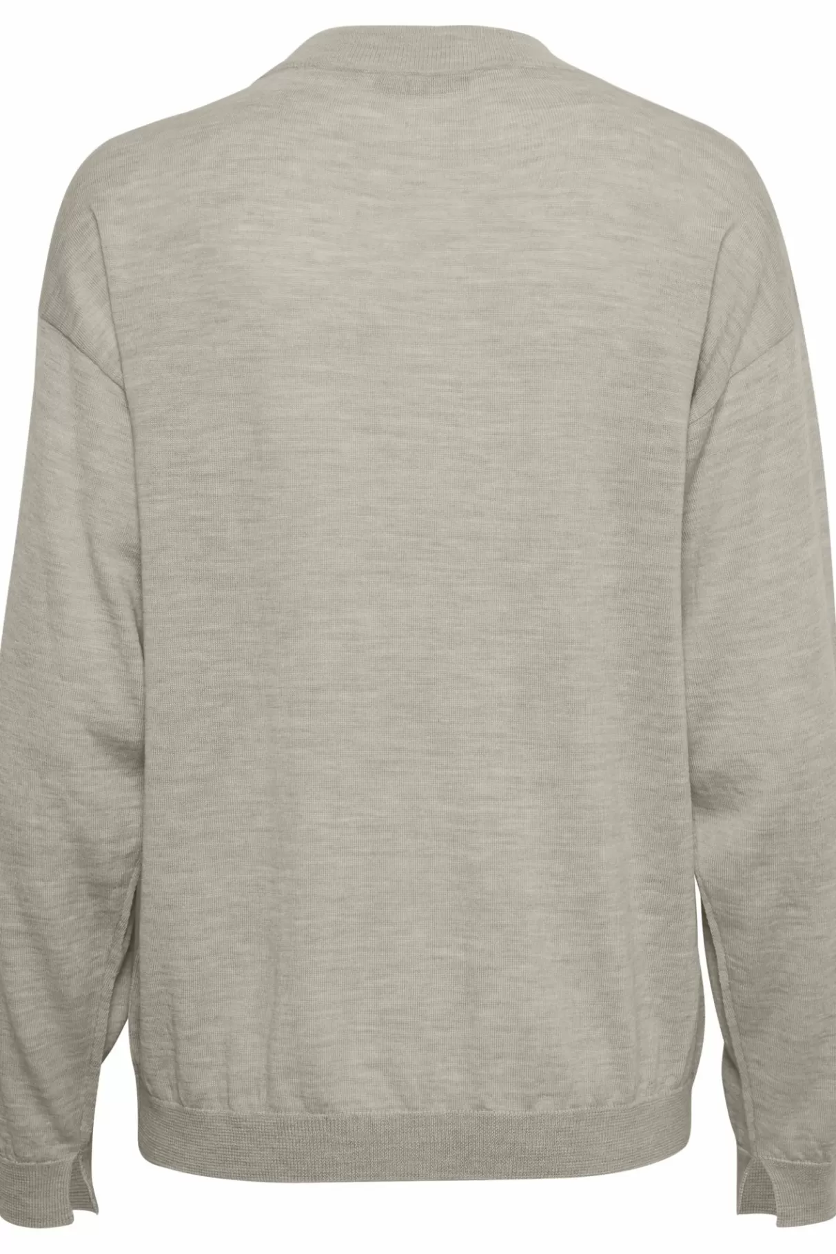 Best Gestuz Merinagz Strikpullover L.Grey Melange