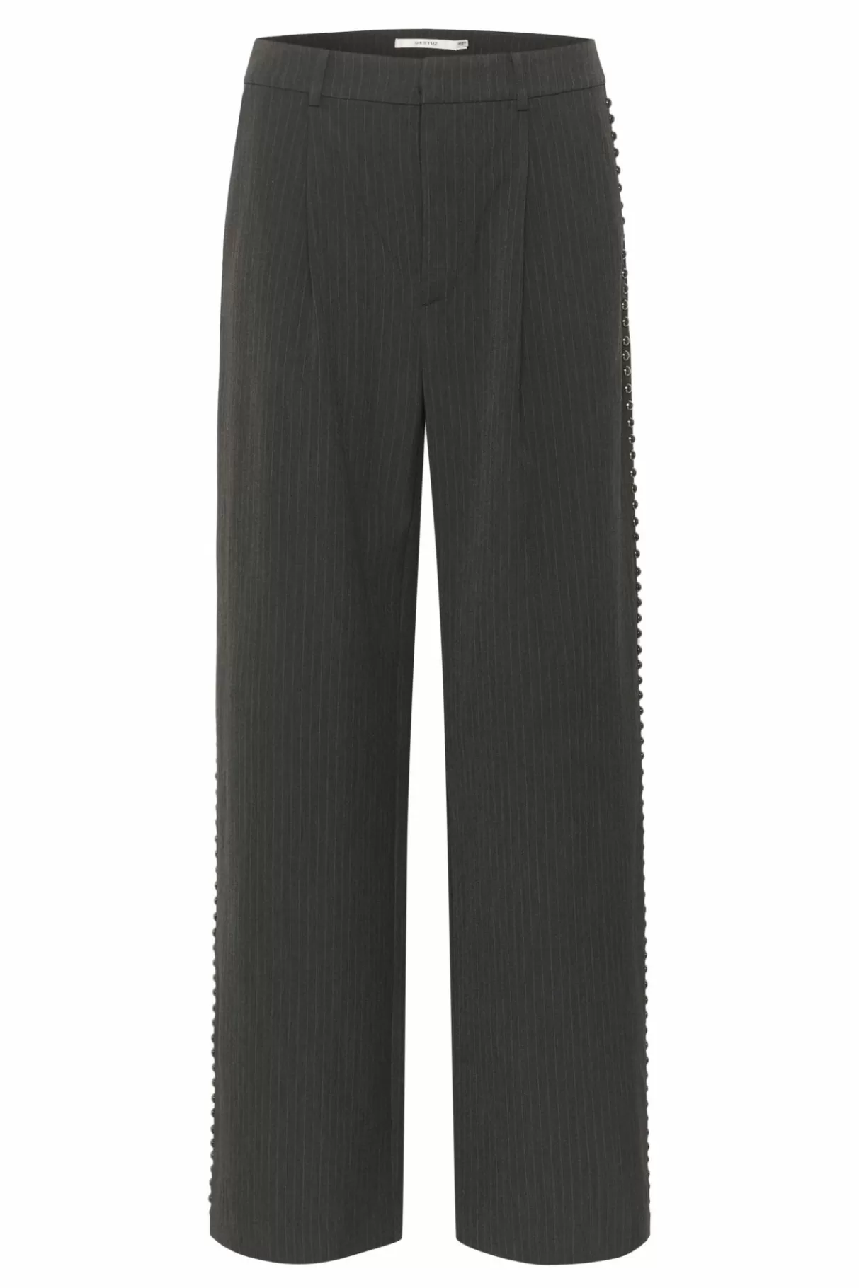 Cheap Gestuz Palinagz Bukser Dark Grey Pinstripe