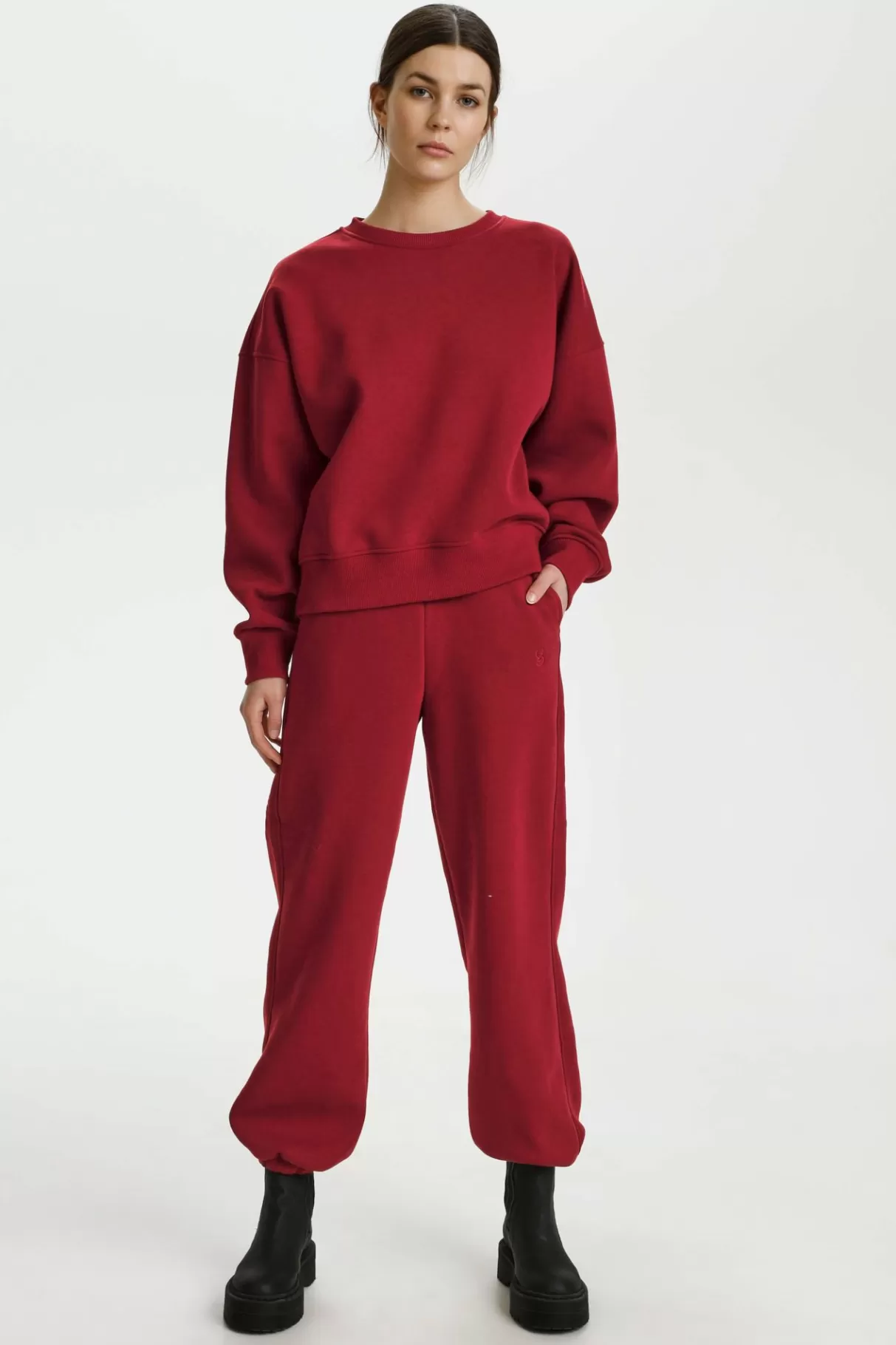 Online Gestuz Rubigz Sweatpants Red Rhubarb