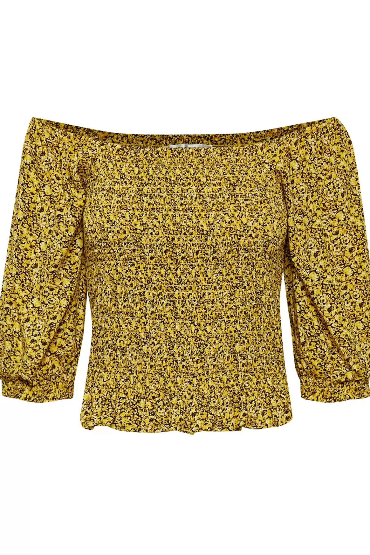 Online Gestuz Saraleegz Top Yellow Mini Flower