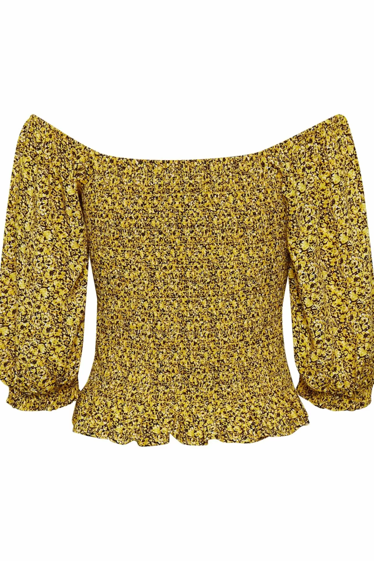 Online Gestuz Saraleegz Top Yellow Mini Flower