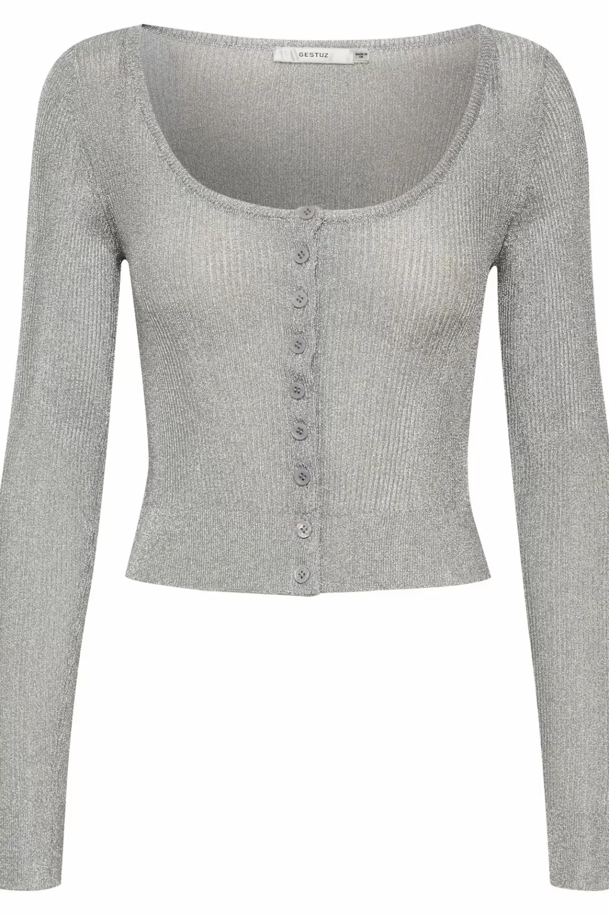 Best Sale Gestuz Silvigz Cardigan Silver