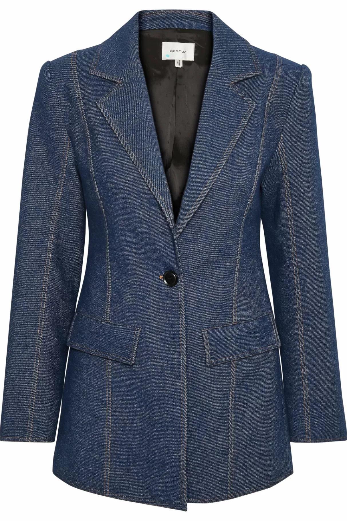 Discount Gestuz Vloragz Blazer Dark Blue Denim